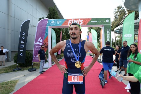 The winners of the relay race at the Azerbaijan triathlon championship have been determined - PHOTO