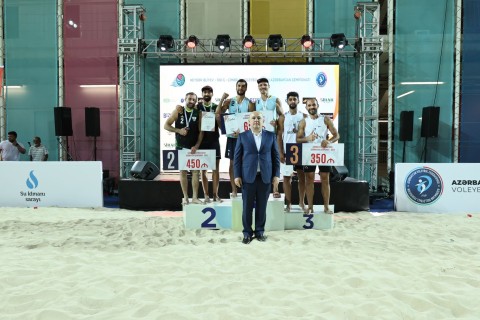 Завершился чемпионат Азербайджана по пляжному волейболу - ФОТО