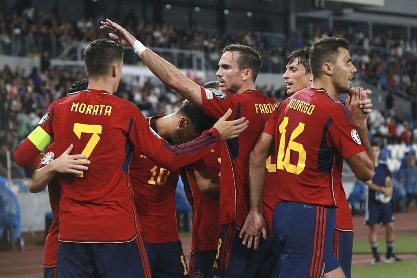 Испания разгромила Грузию, забив семь голов, и другие матчи - ВИДЕО