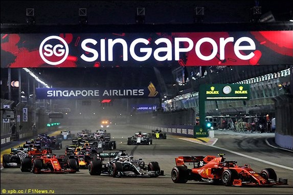 Формула-1, Гран-при Сингапура - 2023: пятничные тренировки