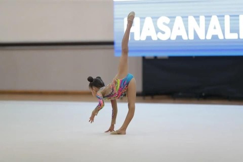 Яркие мгновения турнира гимнастике "Grace of Nature" в Нахчыване - ФОТО