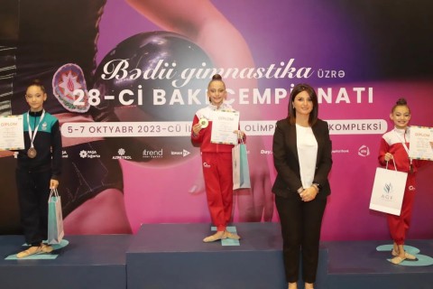 Bədii gimnastika üzrə Bakı çempionatında ilk qaliblər bəlli olub - FOTO