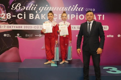 Bədii gimnastika üzrə Bakı çempionatında ilk qaliblər bəlli olub - FOTO