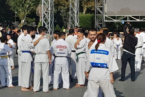Bakı bulvarında karate seminarı keçirilib - VİDEO - FOTO