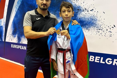 1 gold, 1 silver and 3 bronze medals from Azerbaijan in Belgrade - PHOTO