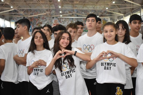 Respublika Olimpiya Mərkəzində Beynəlxalq “Olimpiya Günü” tədbiri keçirilib - FOTO