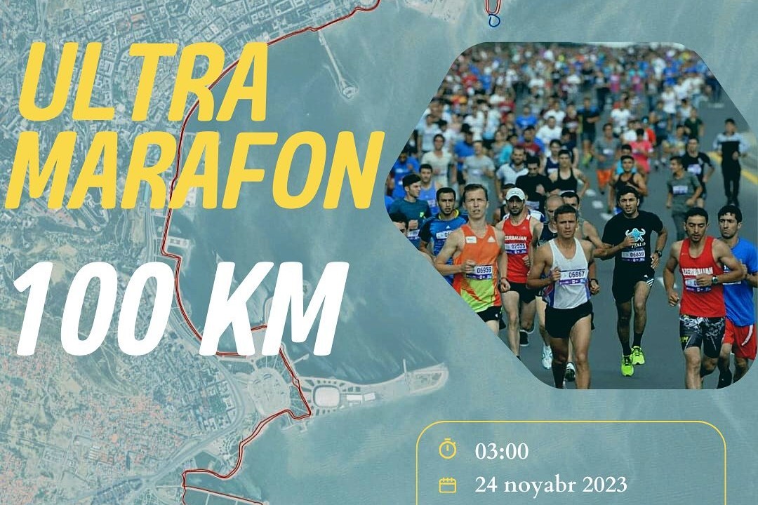 Ultra marathon run dedicated to the 100th anniversary of Heydar Aliyev and the Athletics Federation - 100 km