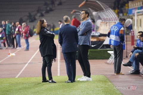 Farid Gayibov is watching the game of the national team from the stadium - PHOTO