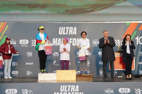 Награждены победители ультрамарафона - ФОТО