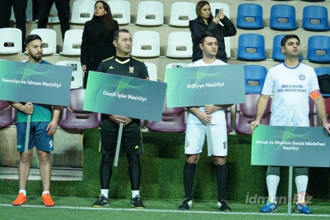 Состоялась церемония открытия турнира по мини-футболу между госучреждениями - ФОТО