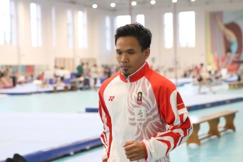 Команда Индонезии по спортивной гимнастике готовится к новому сезону в Баку - ФОТО
