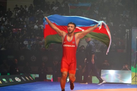 Azerbaijani wrestlers won 4 gold medals on the first day of the World Championship - UPDATE - PHOTO