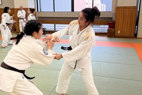 Training of female judokas continues in Japan - PHOTO