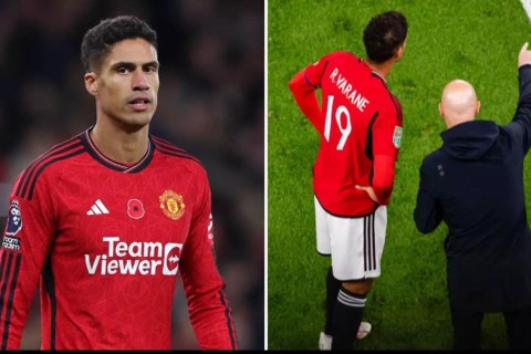 Raphael Varane's Man Utd contract expires