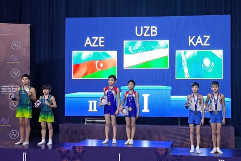 Gimnastlarımızdan Özbəkistanda 1 qızıl və 1 gümüş medal