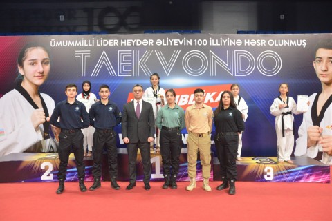 Azərbaycan birinciliyində 9 boyda ən güclü taekvondoçular bəlli olub - FOTO