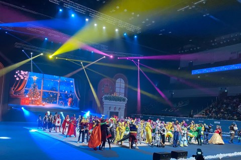 New Year's show at the National Gymnastics Arena - PHOTO