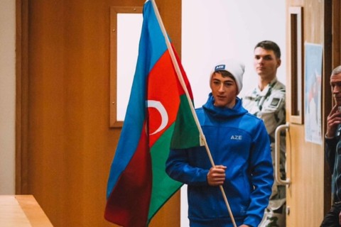 Azerbaijani national team in the European ski mountaineering championship - PHOTO