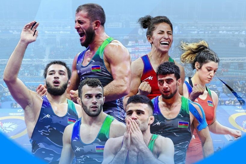 Azerbaijan Greco-Roman wrestling national team was 1st in Croatia