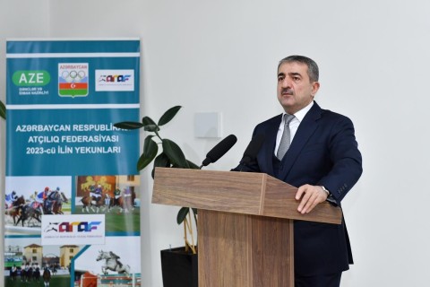 Эльчин Гулиев переизбран президентом Федерации конного спорта Азербайджана - ВИДЕО - ФОТО