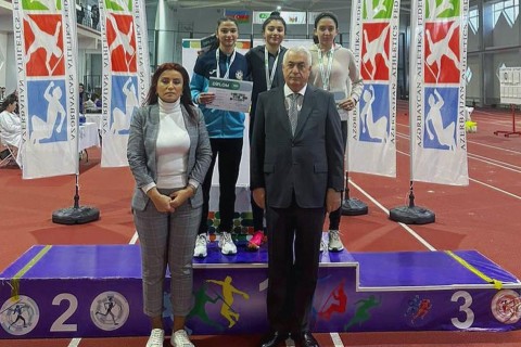 2 gold medals from Lamiya Valiyeva, leaders on the podium - PHOTO