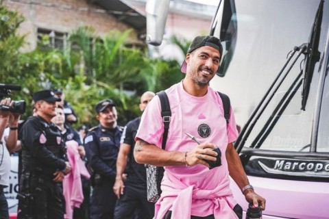 Луис Суарес опубликовал пост после дебютного гола за "Интер Майами" - ВИДЕО
