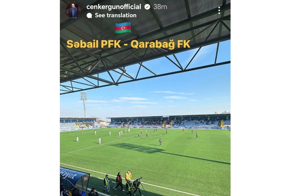 “Qalatasaray” rəsmisi “Qarabağ”ın oyununda: Kimi izləyir?