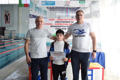 An open swimming tournament was held in Gusar - PHOTO