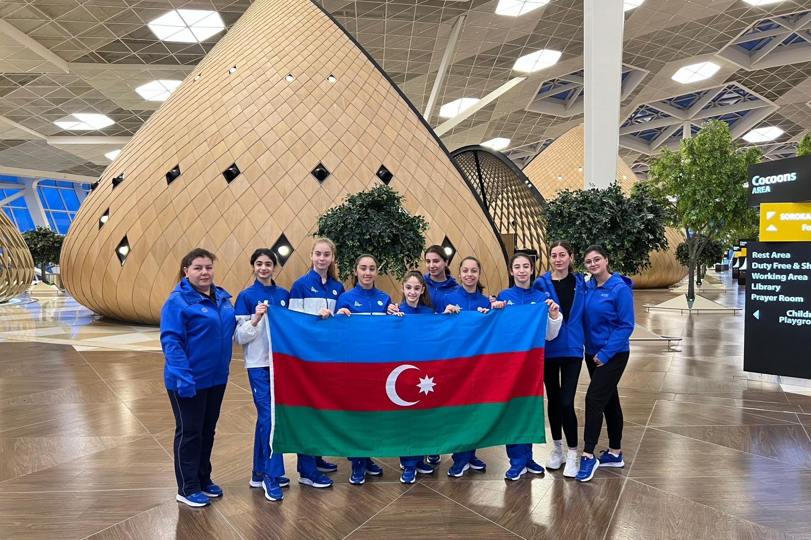 Азербайджанские гимнастки отправились в Германию
