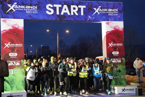 Khankendi - Baku ultra-marathon: Inaugural ceremony and start - FOTO - VİDEO