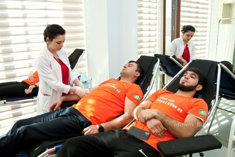 "Спортивная неделя": Состоялась акция добровольного донорства крови спортивной общественности - ФОТО - ВИДЕО