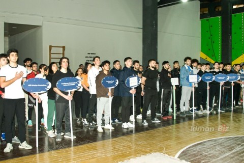 "Спортивная неделя":  соревнование по спортивному скалолазанию среди студентов - ФОТО