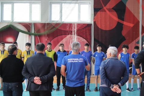 Главный тренер сборной провел селекцию в Товузе - ФОТО