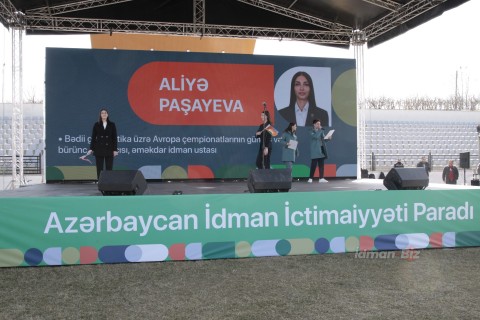 İdman paytaxtı Qubada parad keçirilib - YENİLƏNİB - FOTO