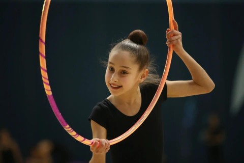 Контрольная тренировка на Национальной арене гимнастики - ФОТО