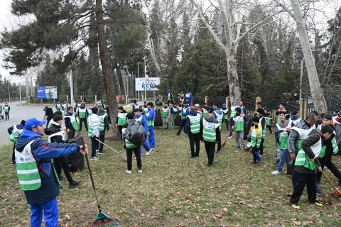 Kanoe və Avarçəkmə Federasiyasından aksiya - FOTO - VİDEO