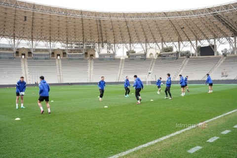 Mongolian national team trains in Baku - PHOTO