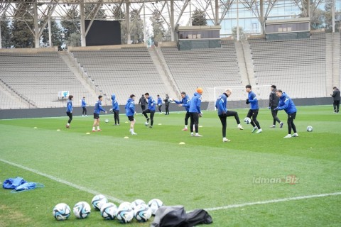 Mongolian national team trains in Baku - PHOTO