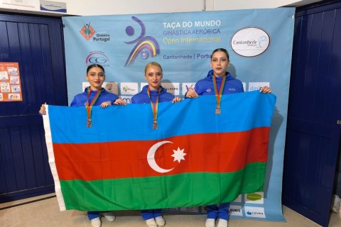 Gimnastlarımızdan Kantanhededə gümüş medal - FOTO