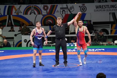 Avropa Olimpiya Təsnifat Turniri: 5 güləşçimiz yarımfinalda - FOTO - YENİLƏNİB