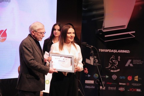 В Баку состоялась церемония награждения II Национального телефестиваля спортивных фильмов и программ - ФОТО