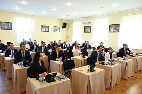 Meeting held with the heads of regional youth and sports departments – PHOTO