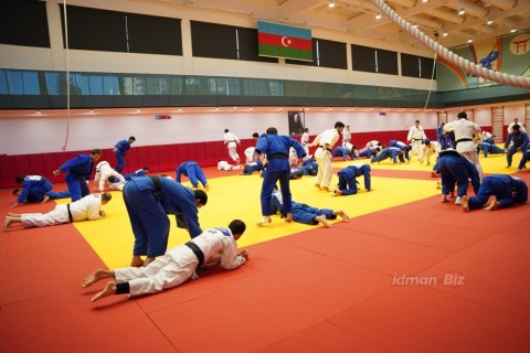 Azerbaijani judokas continue their preparation for the European Championship - PHOTO - VIDEO