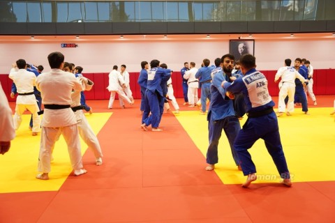 Azerbaijani judokas continue their preparation for the European Championship - PHOTO - VIDEO