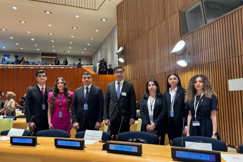 Фарид Гаибов выступил на Молодёжном форуме ООН - ФОТО