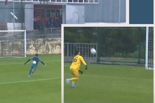 Goalkeeper scores from his own penalty box in the Azerbaijan Championship – VIDEO