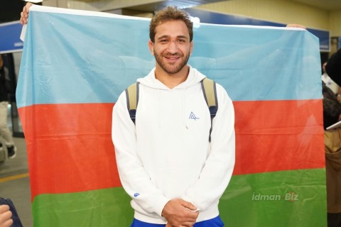 Чемпион мира Хидаят Гейдаров вернулся на родину - ФОТО - ВИДЕО