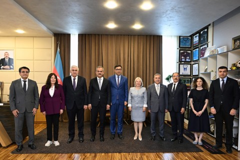 Farid Gayibov met with the delegation of the TBMM - PHOTO