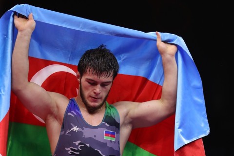 Чемпионат Европы: Гаджиев стал чемпионом, Новрузов и Джиоев завоевали  бронзу - ФОТО