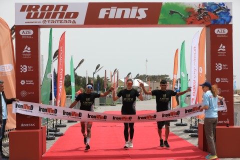 В Пираллахи завершились соревнования по триатлону - ФОТО